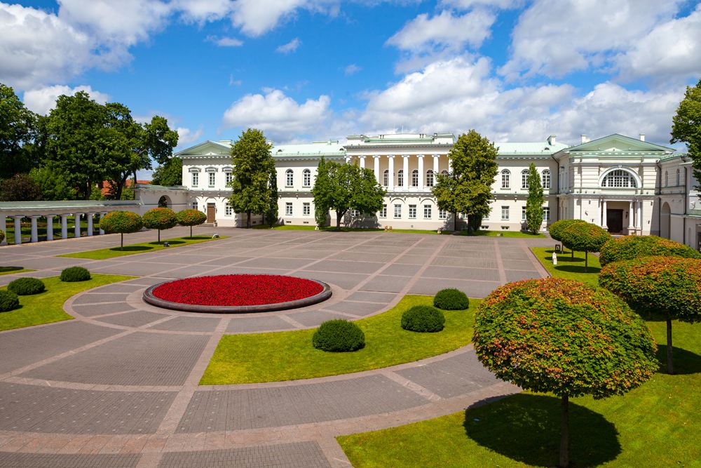 Presidential Palace in Vilnius, Lithuania