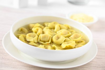 Tortellini in Brodo (broth) soup, Italy