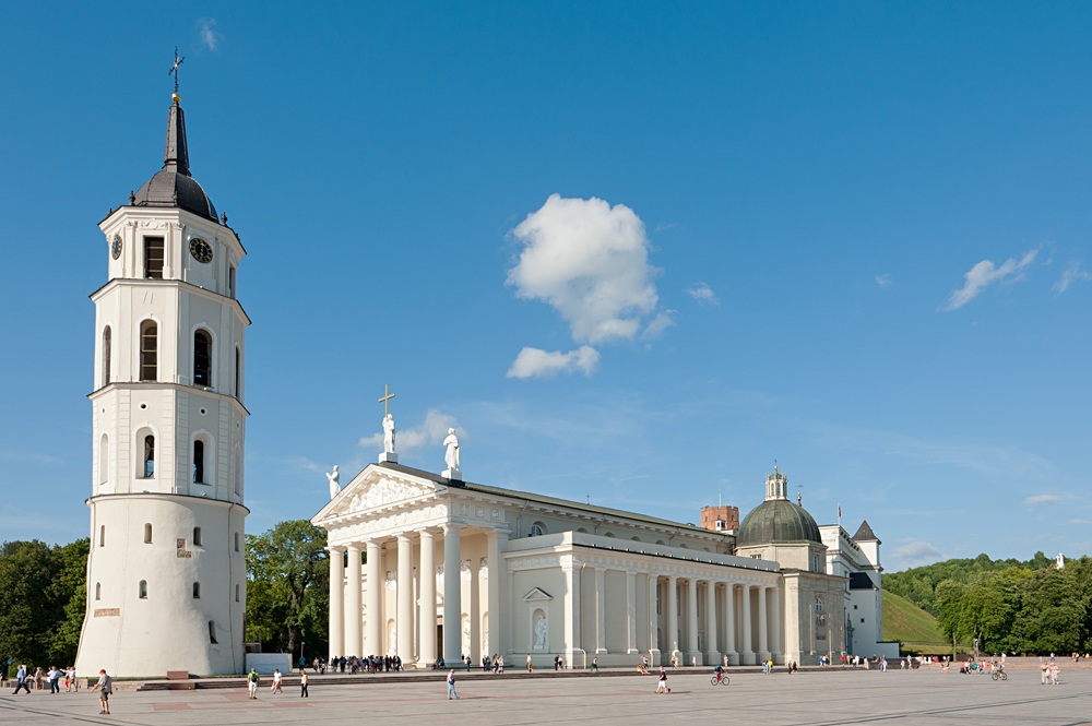 Vilnius Cathedral Basilica. Vilnius, Lithuania