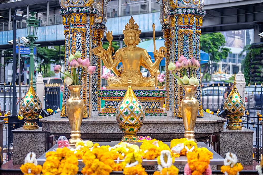 Erawan Shrine in Bangkok, Thailand