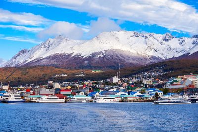 Ushuaia, capital of Tierra del Fuego Province in Argentina