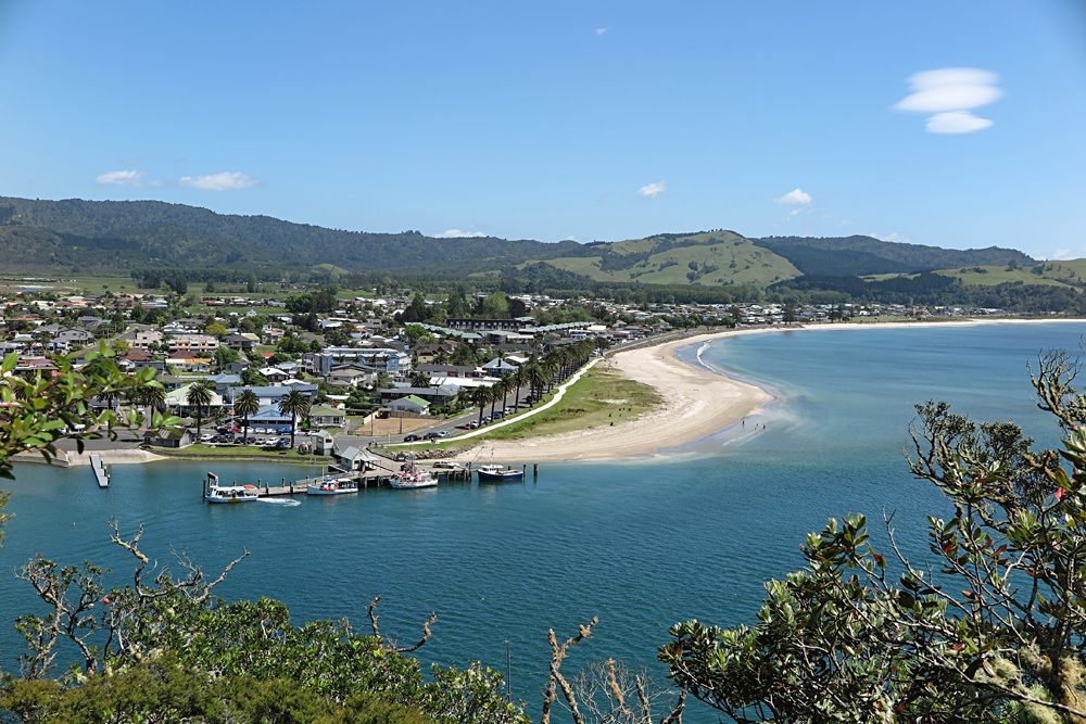 Whitianga town and beach, Coromandel, New Zealand