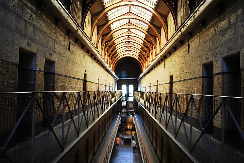 Old Melbourne Gaol interior, Melbourne, Australia