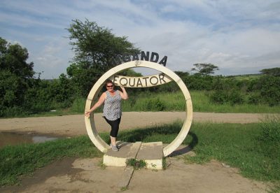 Michelle Crabtree - Michelle at the Equator, Uganda