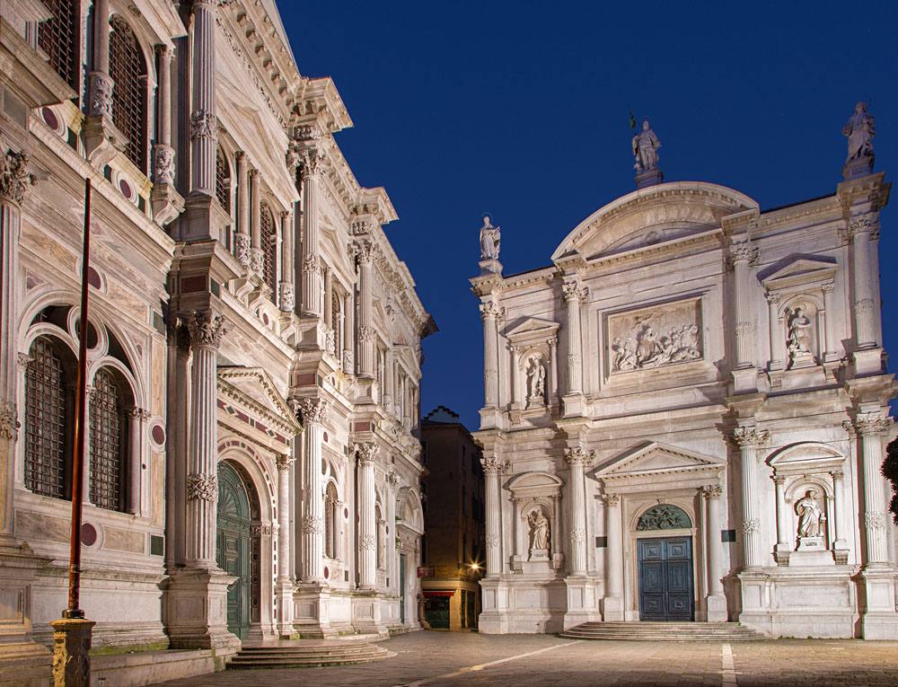 Scuola Grande di San Rocco and church, Venice, Italy