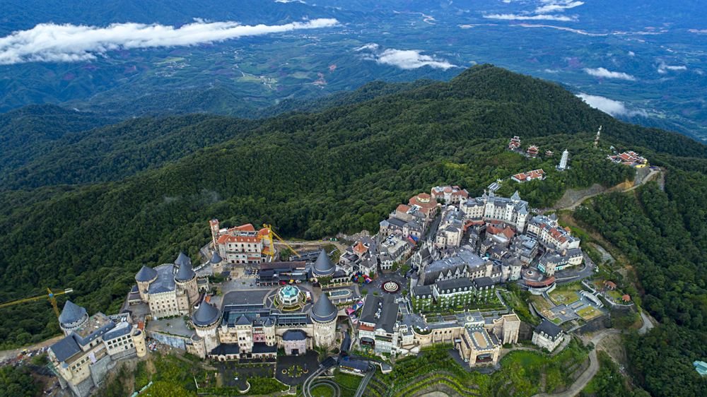 Ba Na Hills on the top of the mountain, Danang, Vietnam