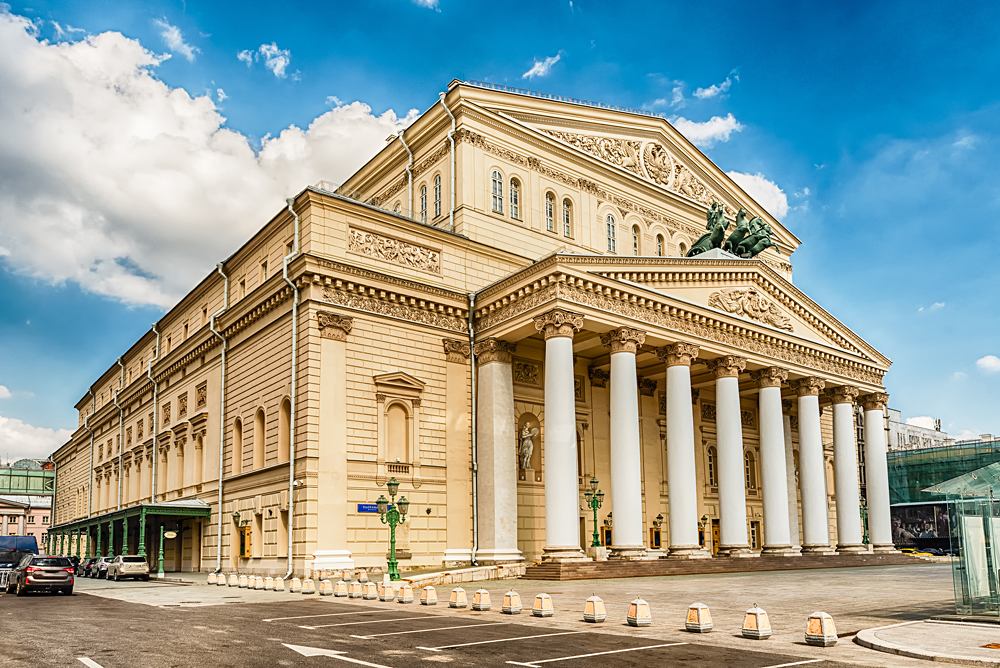 Legendary Bolshoi Theatre, Moscow, Russia