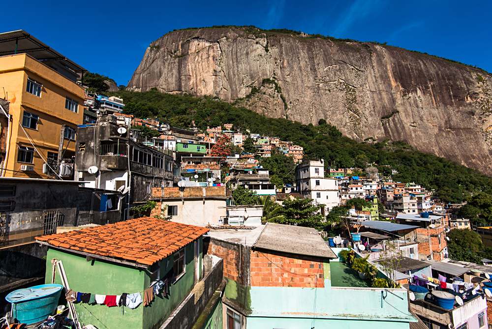 Rocinha in Rio is the largest Favela in Brazil