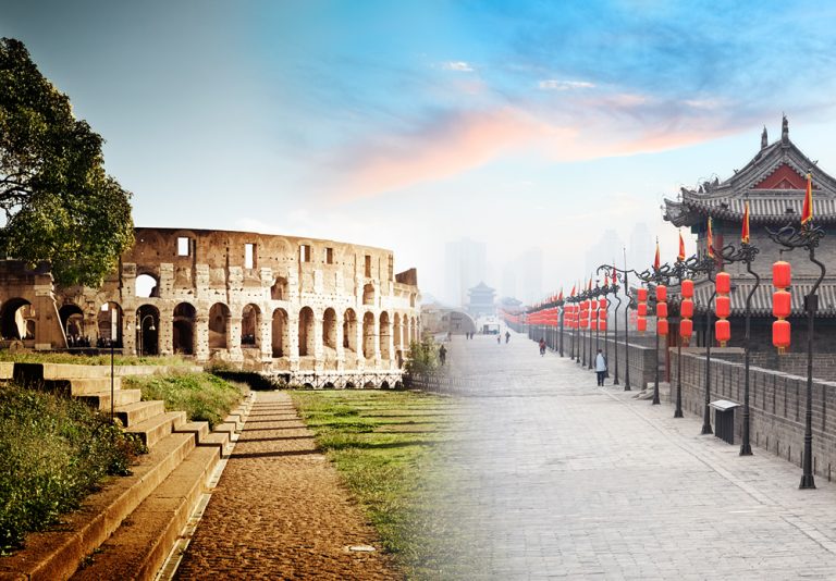 Rome Colosseum and Xian Wall Combo