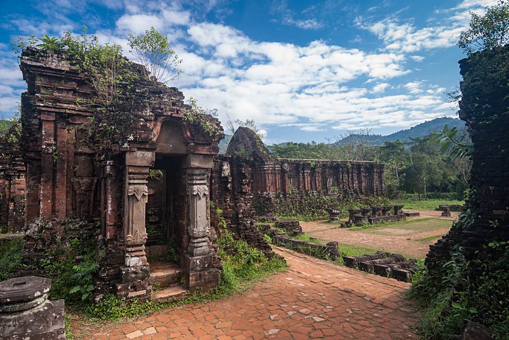 Ruins of Hindu temples at My Son, near Danang, Vietnam