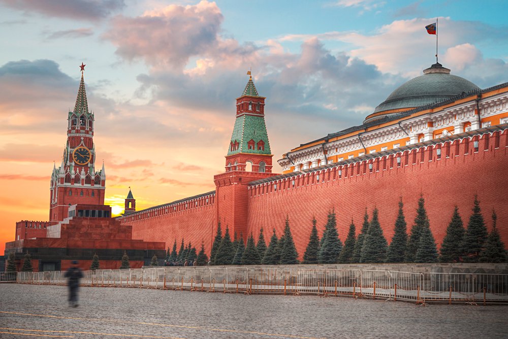 The Kremlin in Red Square - official residence of the President of the Russian Federation, Moscow, Russia