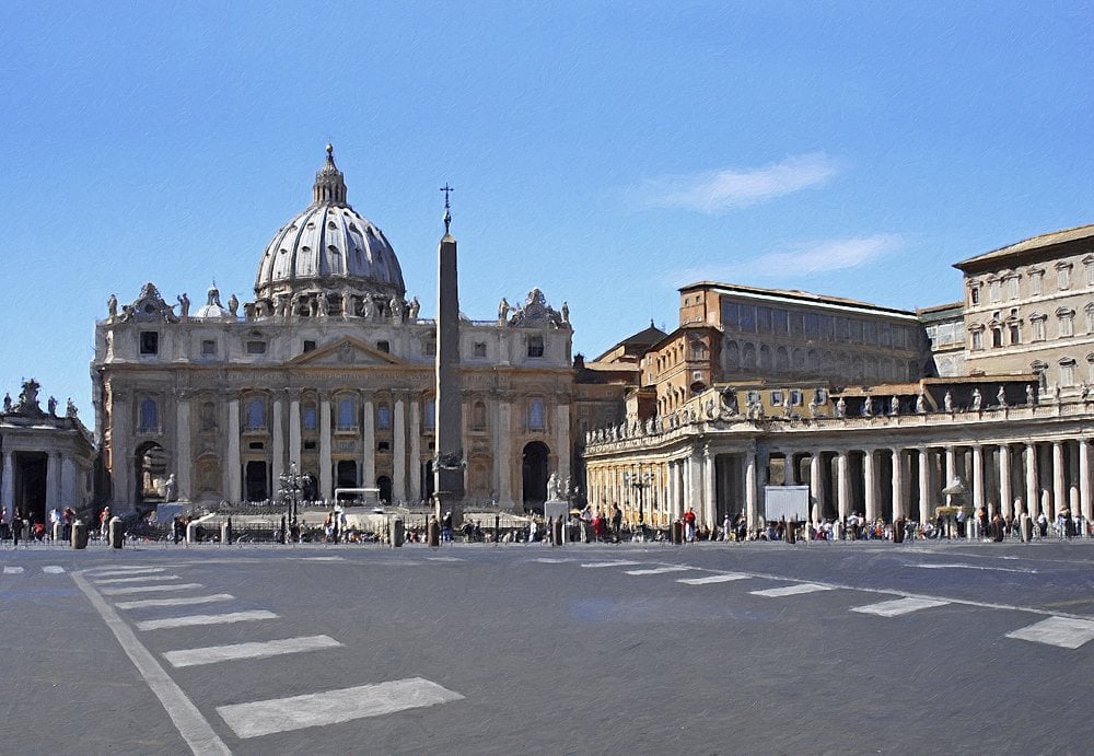Vatican Museum and St Peter's Basilica, Vatican City, Rome, Italy