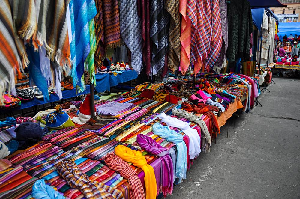 Colourful Otavalo Market, Ecuador
