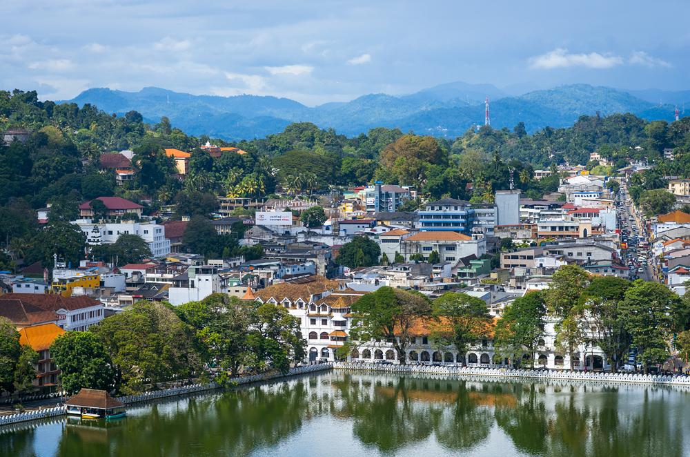 Temple of the Tooth Relic in Kandy, Sri Lanka