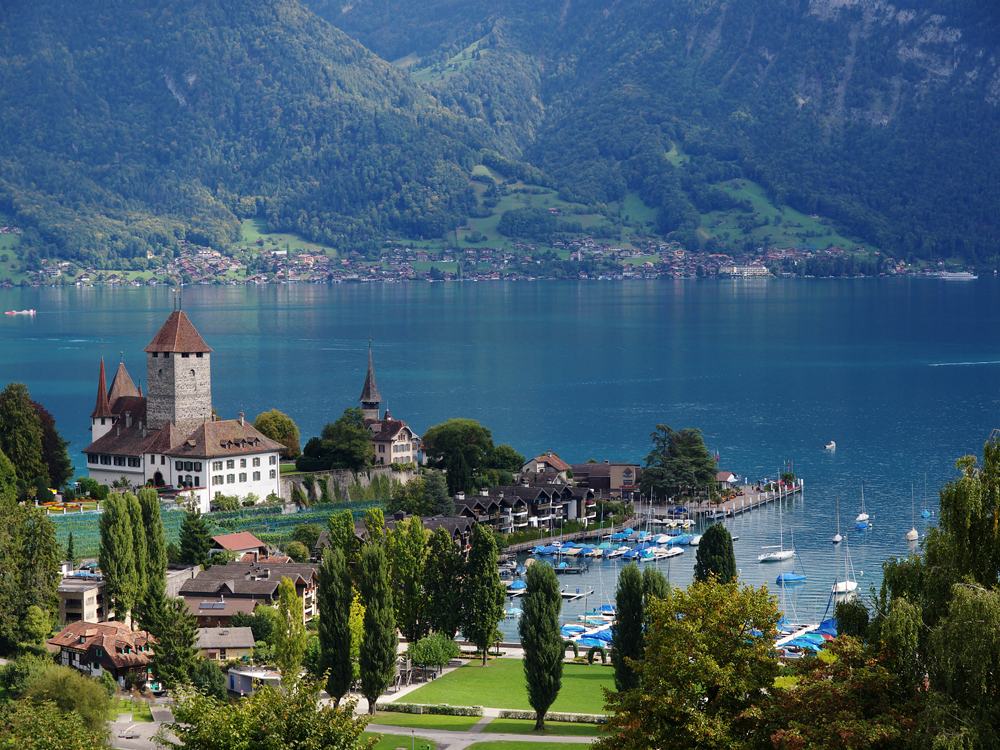 View of Bernese Overland area, Switzerland