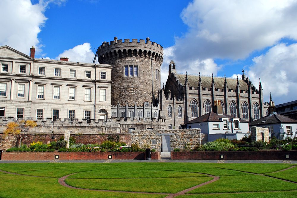 Dublin Castle in Dublin, Ireland 
