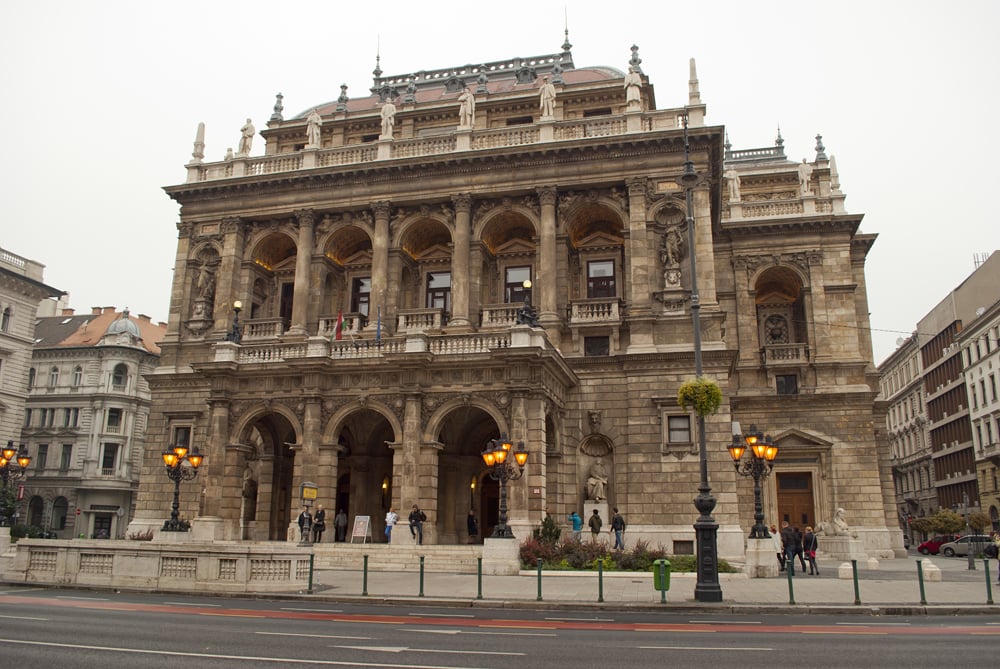 Hungarian State Opera House in Budapest, Hungary