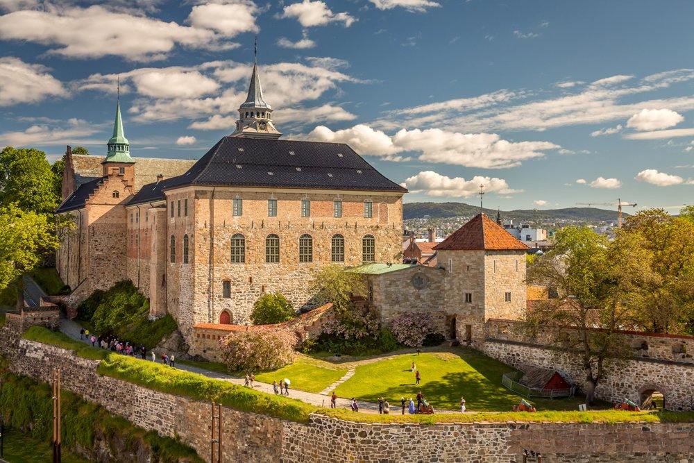 Akershus Fortress in Oslo, Norway 