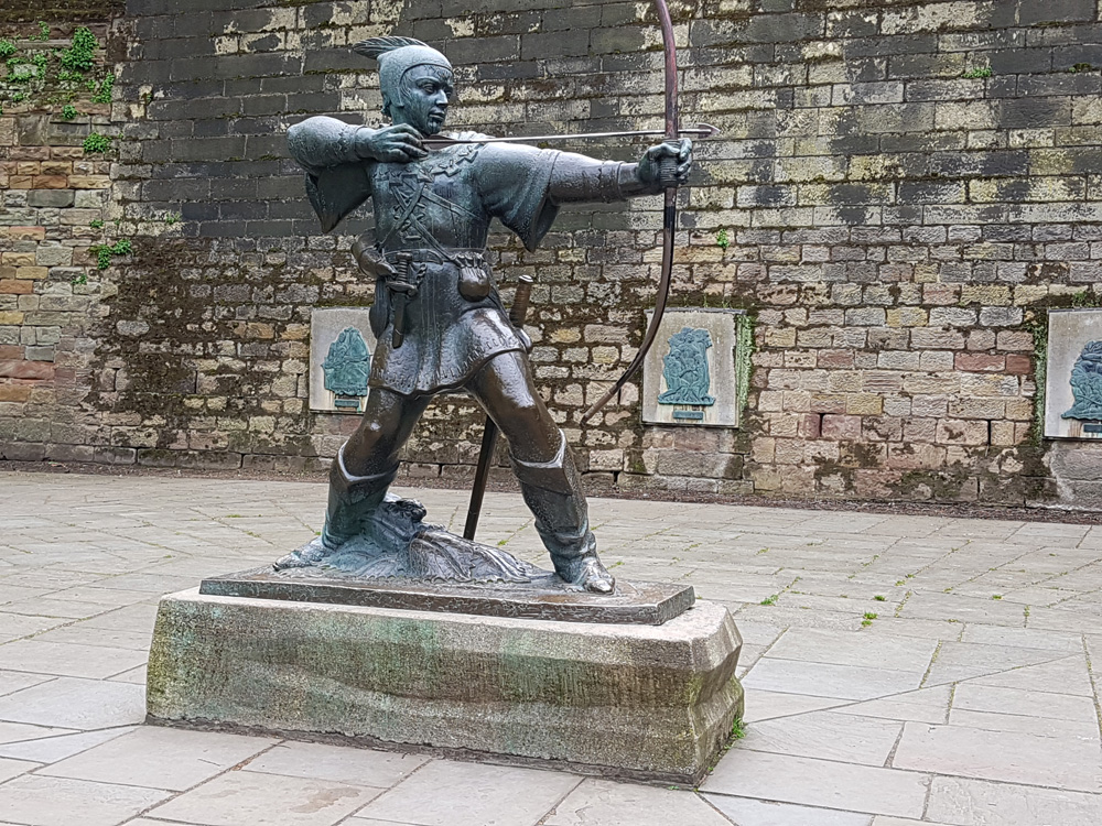 Christian Baines - Keeping a local (fictional) legend alive, Robin Hood, Nottingham, England, UK (United Kingdom) 