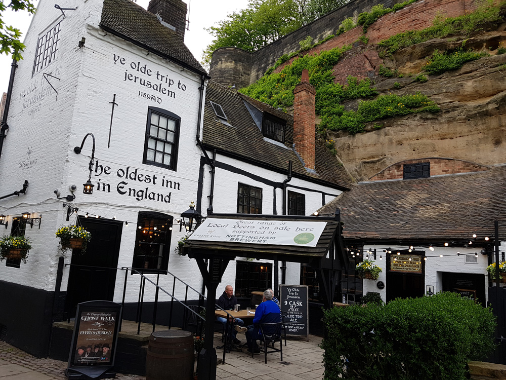 Christian Baines - Ye Olde Trip to Jerusalem pub, Nottingham, England, UK (United Kingdom) 