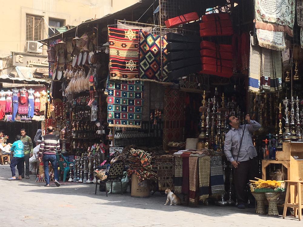 Emma Cottis - Shopping at Khan el Khalili, Cairo, Egypt