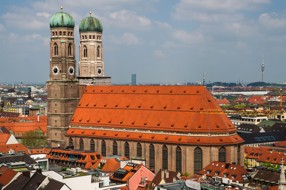 Cathedral of Our Dear Lady (Frauenkirche) in Munich, Germany 