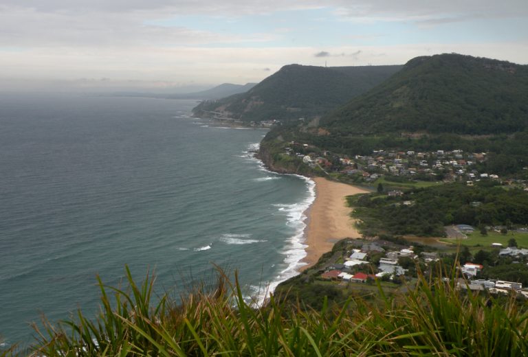 Janie Robinson - View from Bald Head down Grand Pacific Drive, New South Wales, Australia