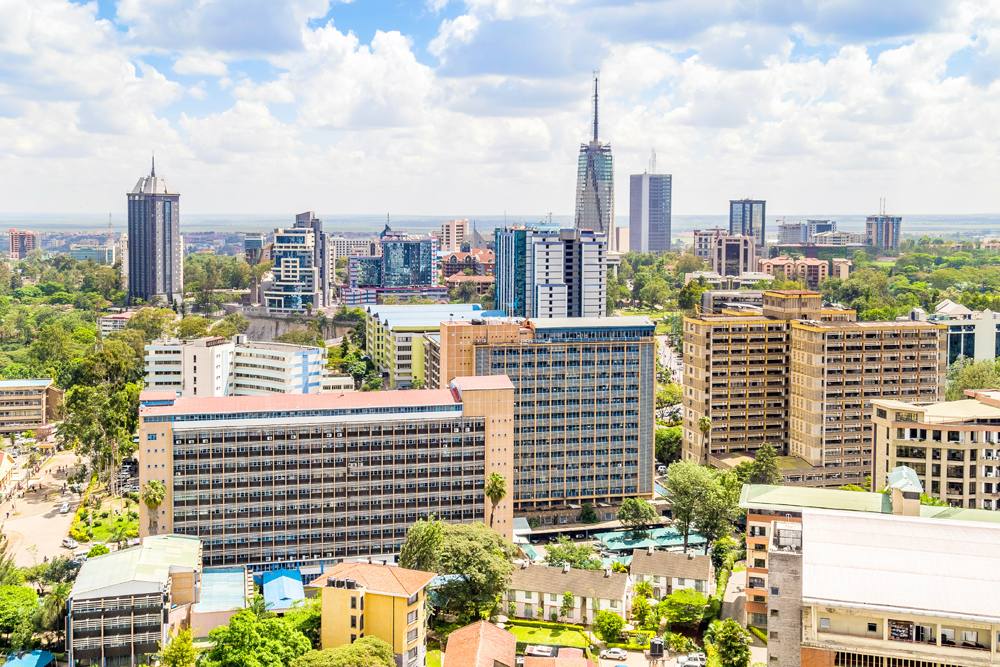Nairobi city centre, Kenya 