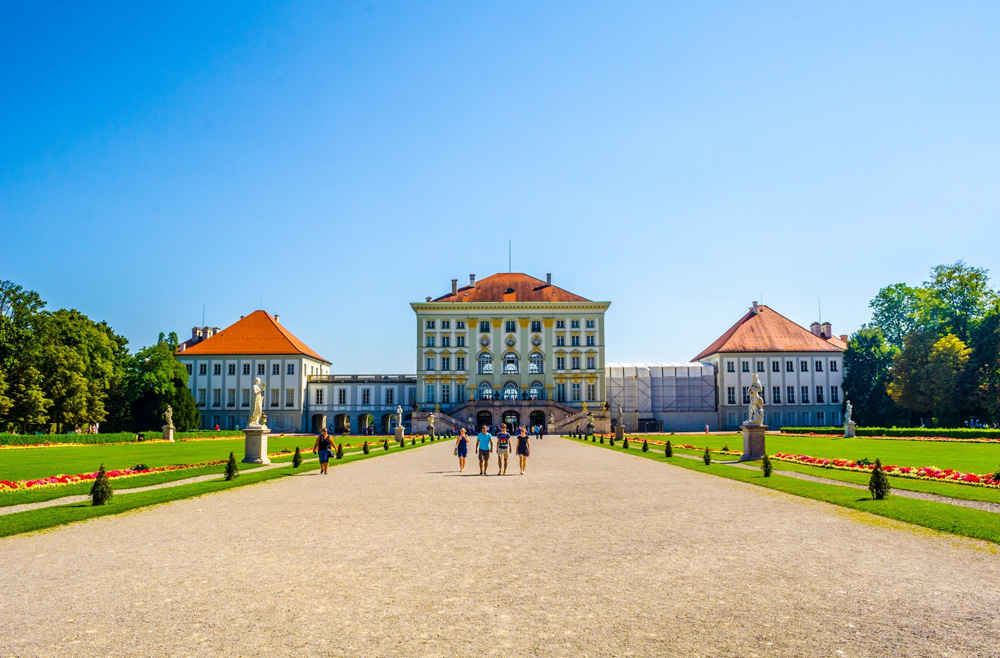 Nymphenburg Palace in Munich, Germany 