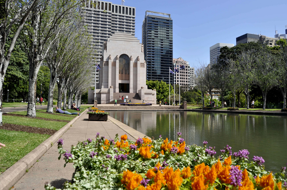 Anzac Memorial in Hyde Park, Sydney, Australia 