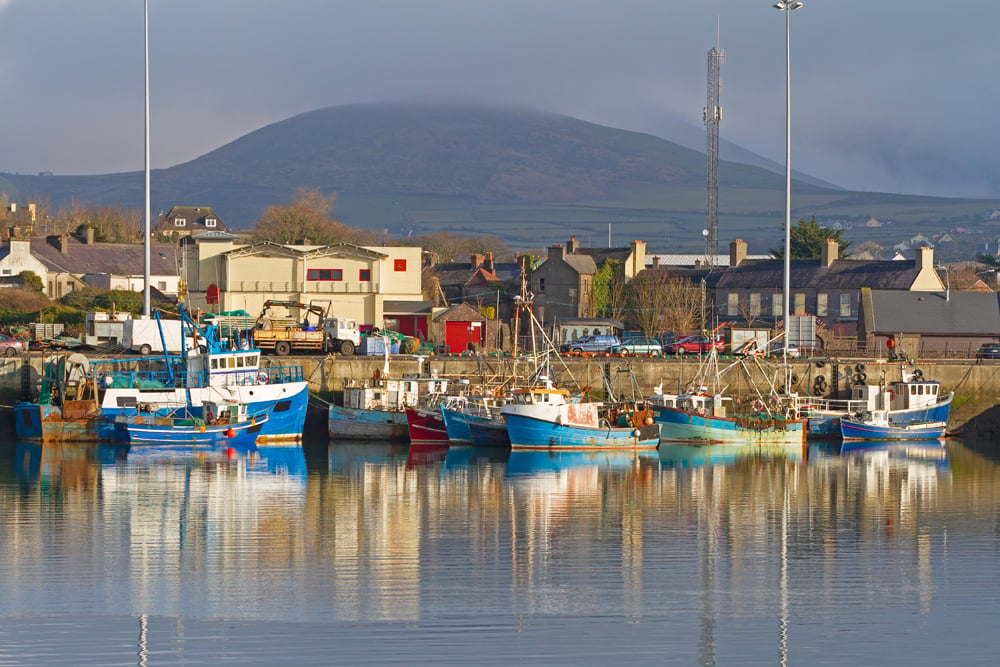 Irish seaport scenery in Dingle, County Kerry, Ireland 