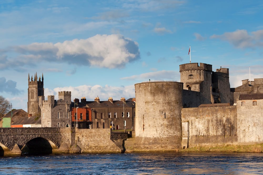King John Castle in Limerick, Ireland 
