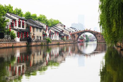 Canal in Wuxi, China