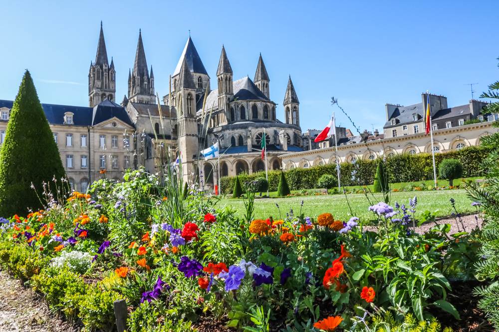 Church of Saint Etienne in Caen, Normandy, France 