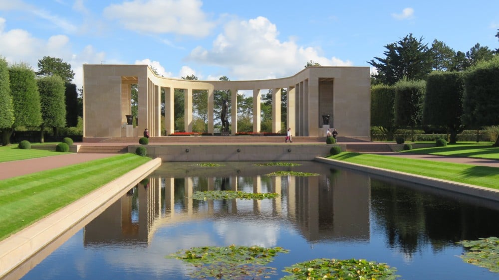 Normandy American Cemetery and Memorial, Omaha Beach, Normandy, France 