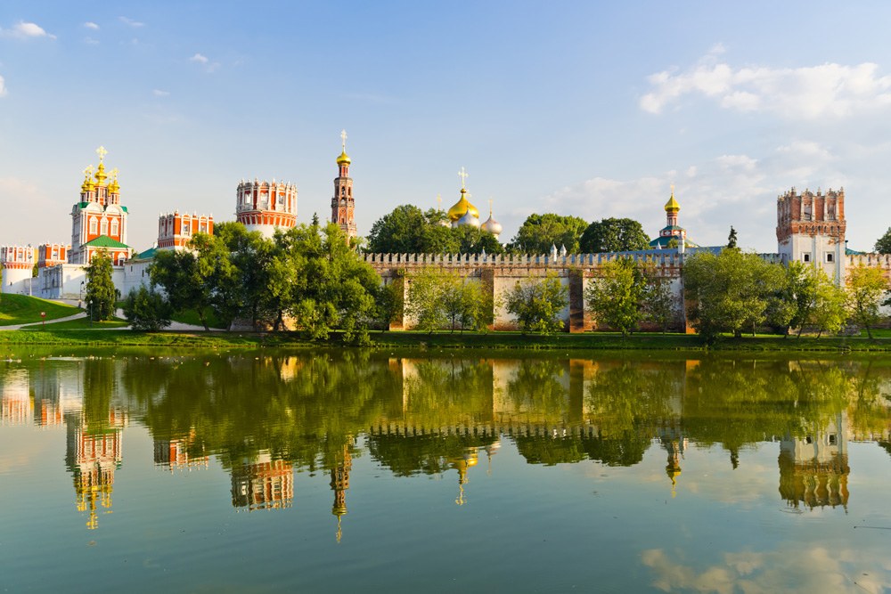 Novodevichy Convent in Moscow, Russia 