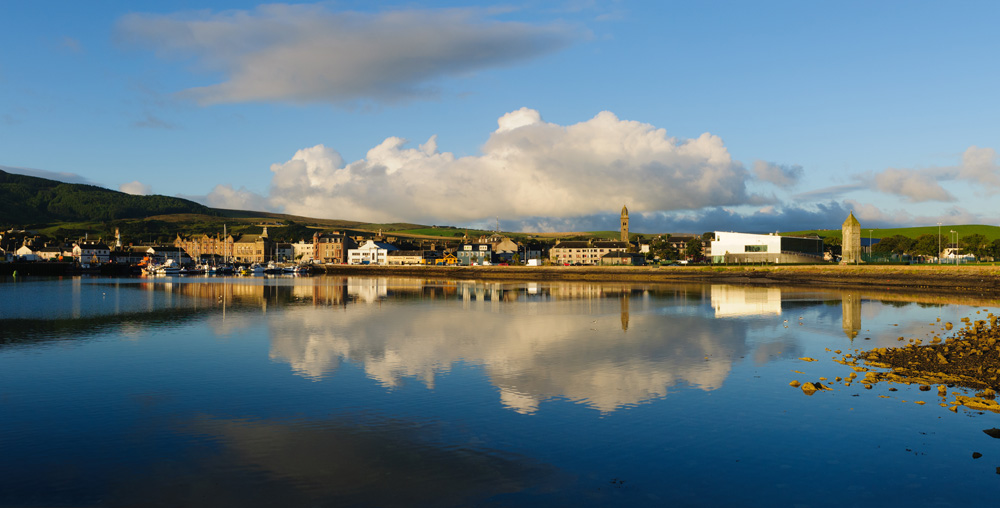 View of Campbeltown, Argyll early in the morning, Scotland, UK (United Kingdom) 