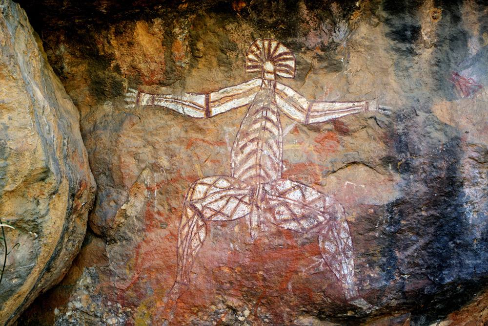 Aboriginal Rock Art at Nourlangie, Kakadu National Park, Australia 