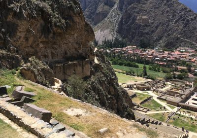 Aren Bergstrom - Overlooking the Town of Ollantaytambo, Sacred Valley, Peru