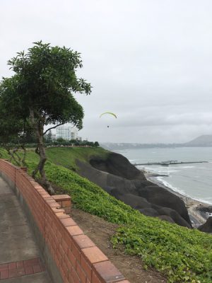 Aren Bergstrom - Paragliding Off Cliffs of Miraflores, Lima, Peru