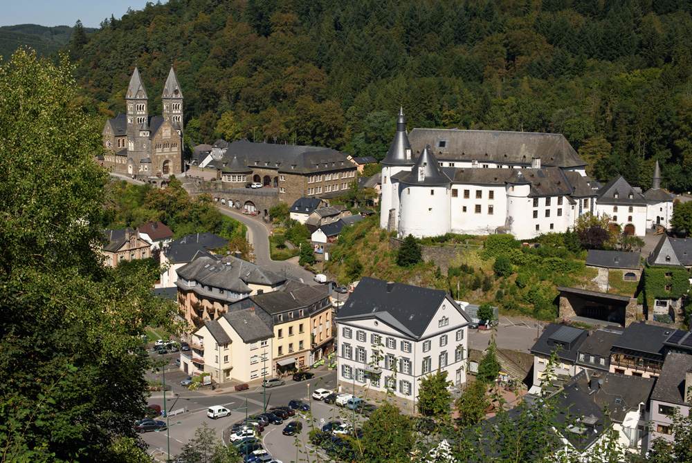 Overlooking the town of Clervaux, home of the Battle of the Bulge, Luxembourg 