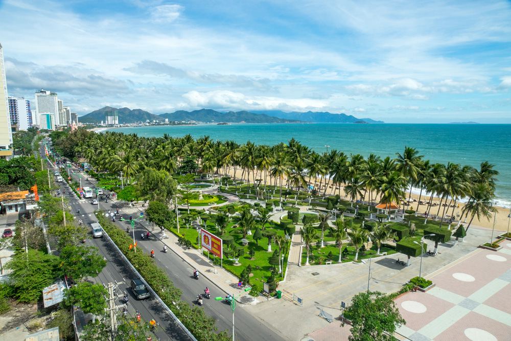 Panoramic view of Nha Trang, Vietnam 