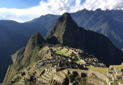 Aren Bergstrom - Postcard View of Machu Picchu, Peru cropped Vacations