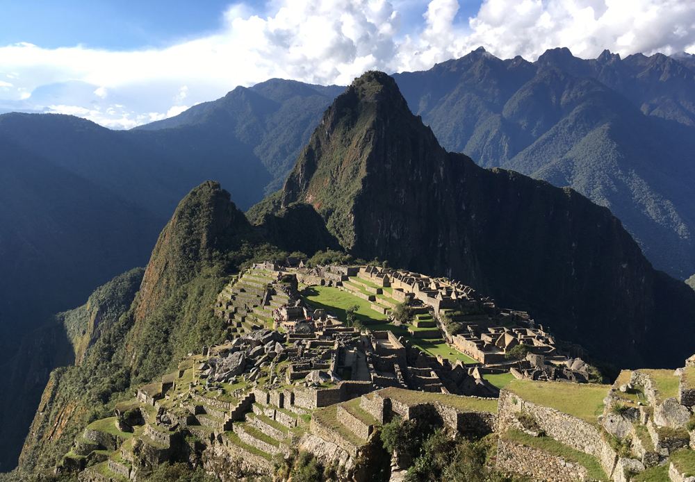 Aren Bergstrom - Postcard View of Machu Picchu, Peru cropped Vacations