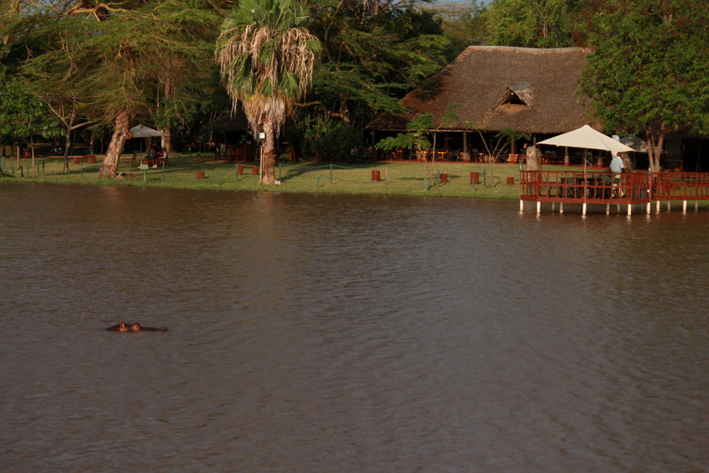 Christian Baines - Voyager Ziwani’s dining room overlooks the wildlife, Tsavo, Kenya 366