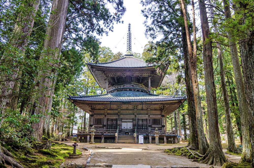 Danjo Garan temple complex, Mount Koya, Japan 