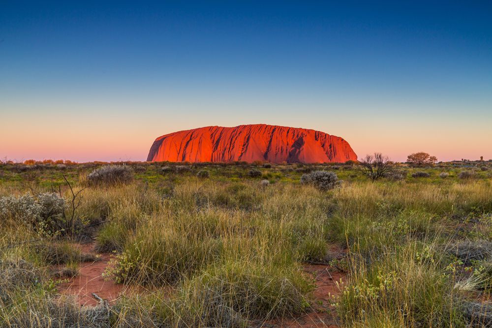 Ayers Rock (Uluru) in the Northern Territory, Australia 