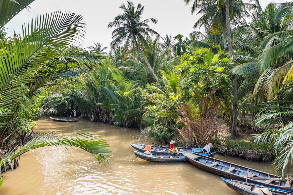 Mekong Delta in Vietnam 
