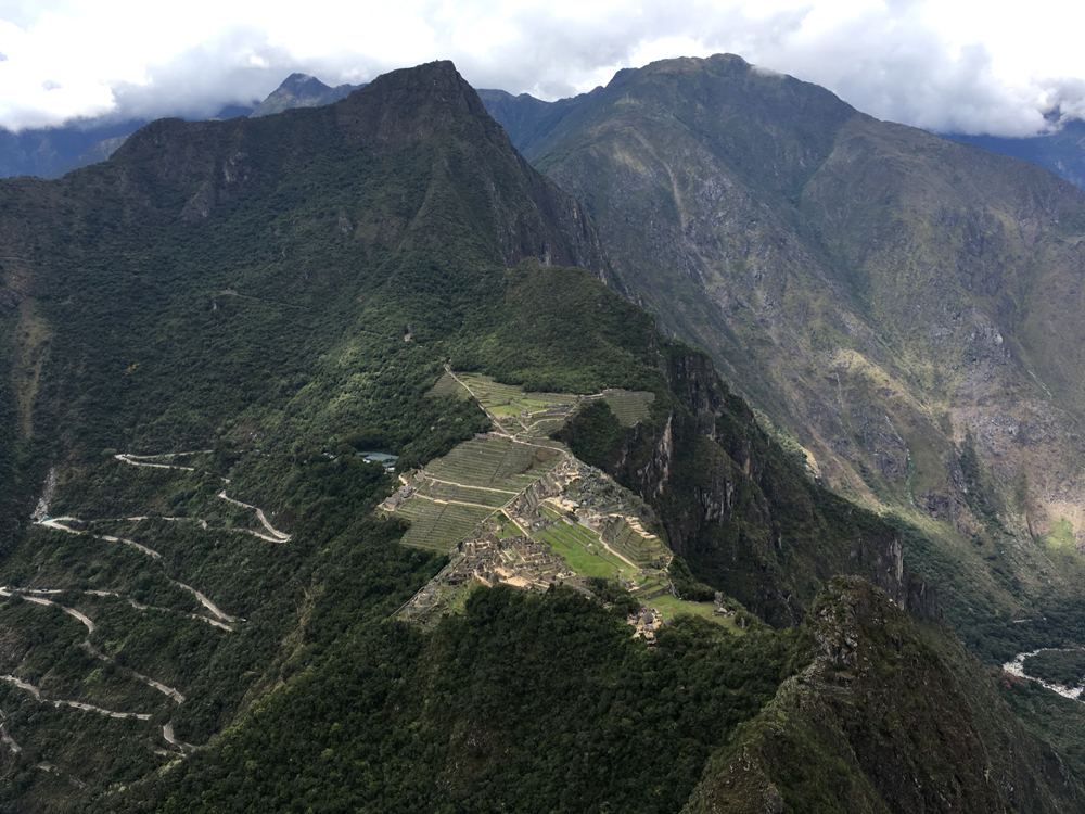 Aren Bergstrom - View from the Top of Huayna Picchu, Peru