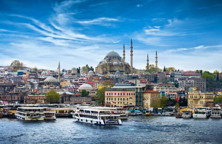 Istanbul, the capital of Turkey